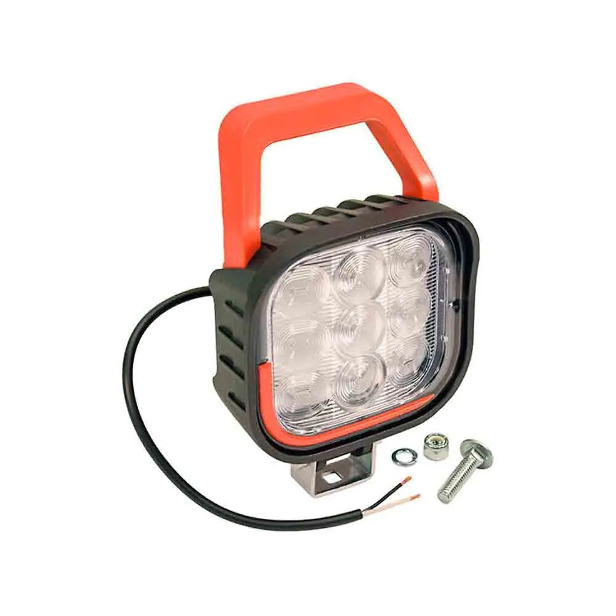 Optronics Opti-Brite LED Wide Angle Work Light — Flood Beam, Square, 9 Diode, 12-24V, Model# TLL73FB